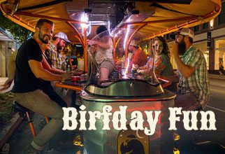 Beer Bike Birthday Asheville Birthday Party